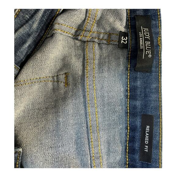 Judy Blue Women’s Relaxed Fit Jeans Size 32 Mid Rise Dark Wash NWT - Picture 8 of 10